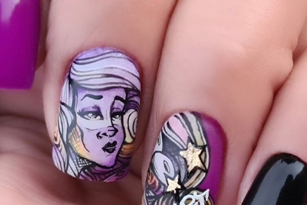 Competition; Handpainted Nail Art by Yessica Padberg