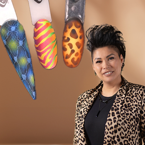 Afbeelding voor de cursus Online les; Airnails Animal Prints by Yessica